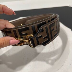 Fendi Vitello Century Bi-Color FF 1974 Embossed Strap You Maya (JB1295)